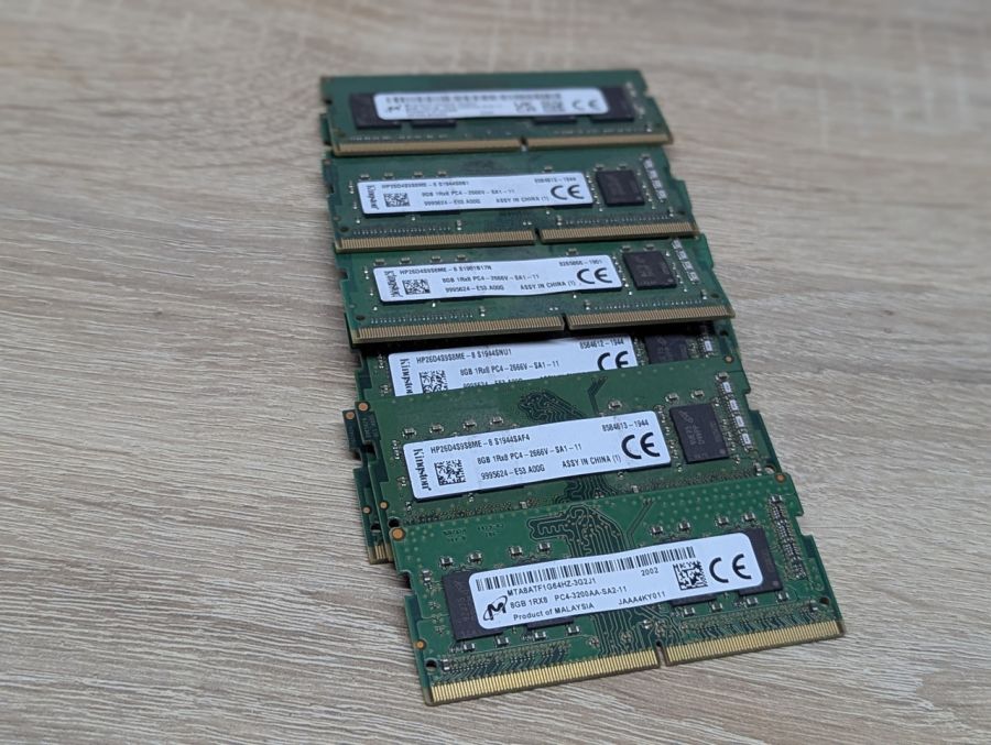 Б/В Оперативна пам'ять SO-DIMM Micron DDR4 8 Gb 3200 МГц