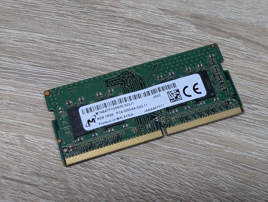 Б/В Оперативна пам'ять SO-DIMM Micron DDR4 8 Gb 3200 МГц