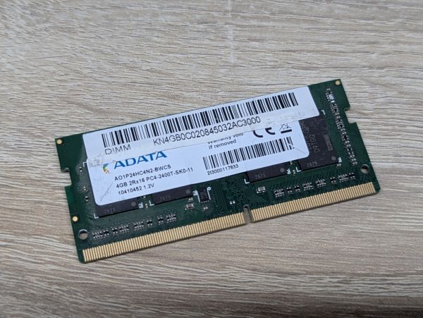 Б/В Оперативна память ADATA 4Gb DDR4 SO-DIMM 2400 МГц