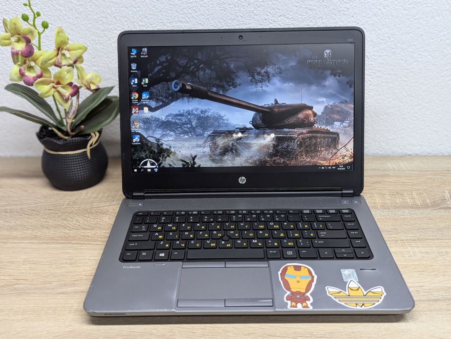 Ноутбук Б/В HP ProBook 640 G1, Intel Core i5-4300M, DDR3 8GB, SSD 256GB, 14" HD