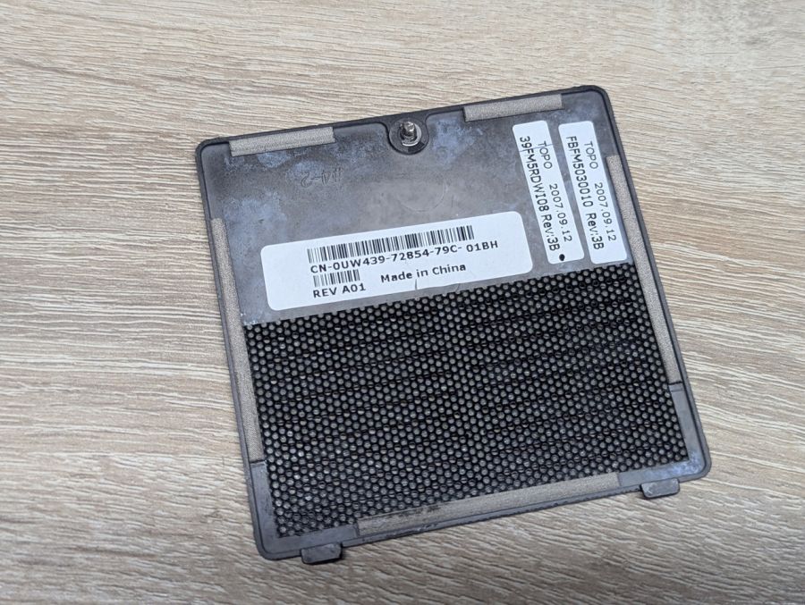 Б/В Cервісна кришка відсіку RAM для ноутбука Dell Vostro 1500, 1700\Dell Inspiron 1520, 1521, 1720, 1721