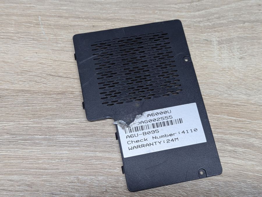Б/В Сервісна кришка відсіку RAM для ноутбука ASUS Series A6