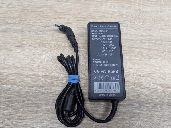 Б/В Блок живлення Xssive XSS-ULC1, 90 Вт,19.5V,4.62A,4.5x3.0мм [ProductHub SKU Xssive4.5x3.0]