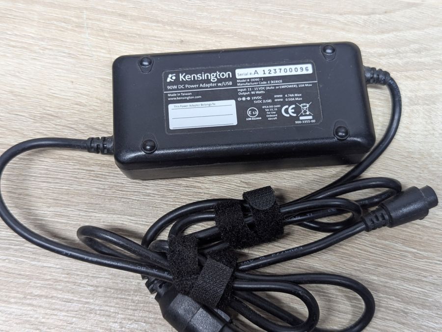 Б/В Автомобільний адаптер KENSINGTON 90W USB
