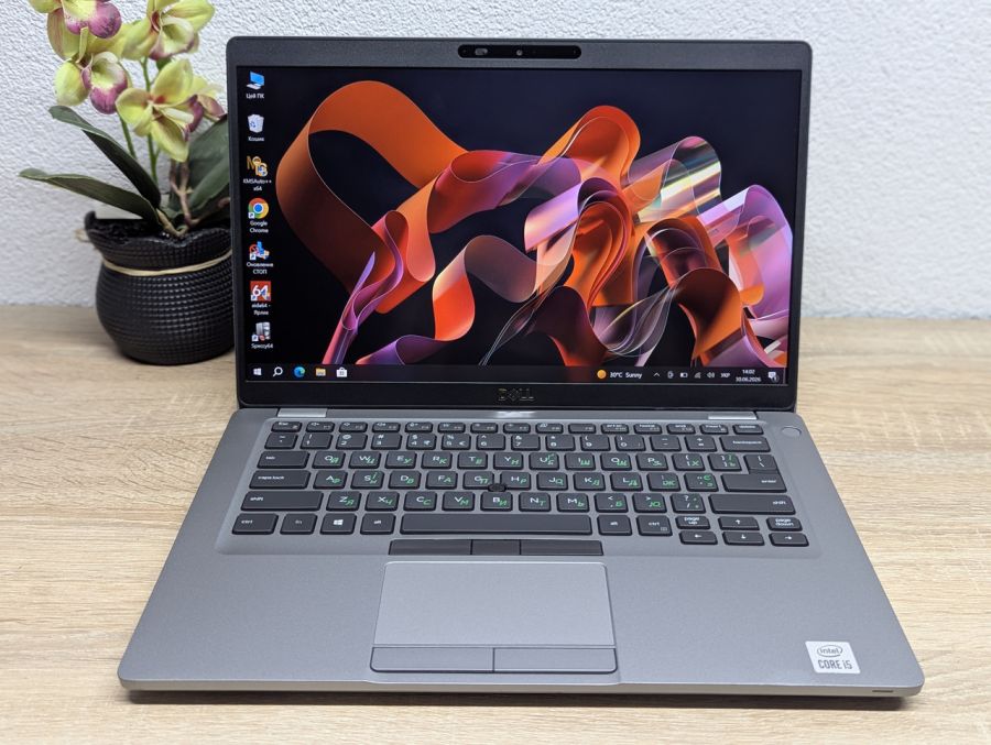 Ноутбук Б/В Dell Latitude 5411, Intel Core i5-10400H, DDR4 16 GB, SSD 256GB, 14" Full HD Сенсор