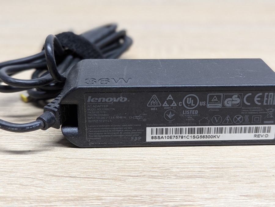 Б/В Блок живлення Lenovo 36W,12V,3A,Mini Slim Tip