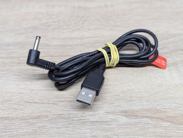Б/В Кабель-перехідник USB Type-A на 3.5 х 1.35 мм
