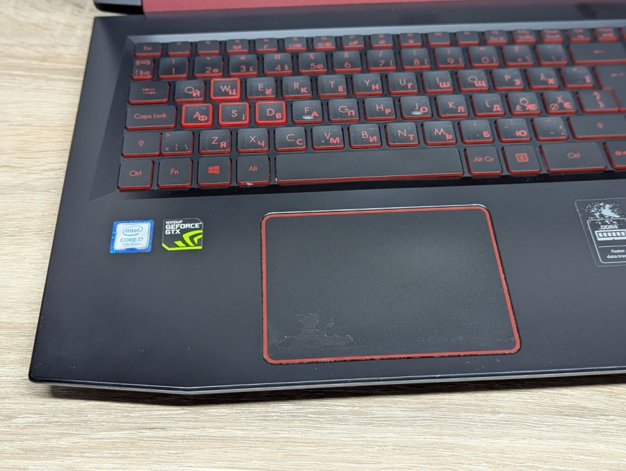 Ноутбук Б/В Acer Nitro AN515-51, Intel Core i7-7700HQ, DDR4 16 GB, SSD 256GB + SSD 500GB, NVIDIA GeForce GTX 1050 2Gb, 15.6" Full HD