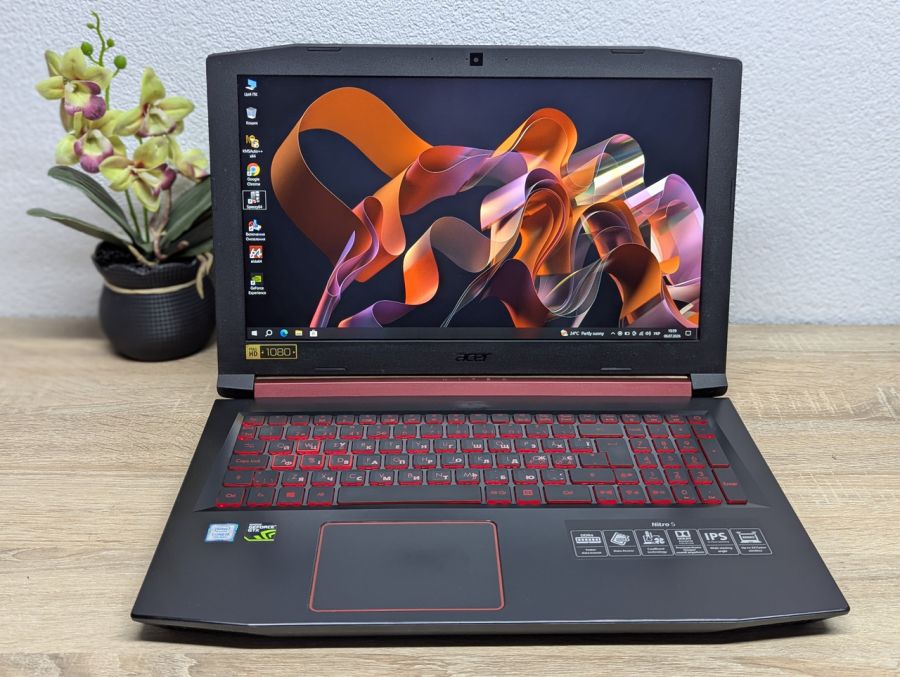 Ноутбук Б/В Acer Nitro AN515-51, Intel Core i5-7300HQ, DDR4 16 GB, SSD 512GB, NVIDIA GeForce GTX 1050 2Gb, 15.6" Full HD
