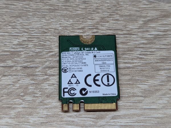 Б/В Модуль Wi-Fi та Bluetooth Qualcomm QCNFA222