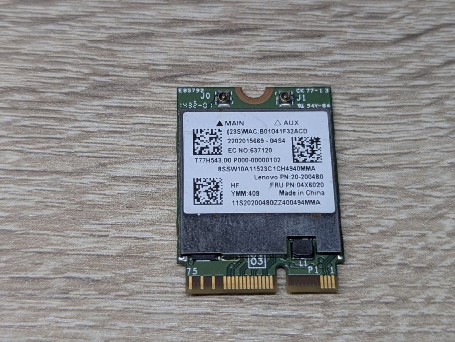 Б/В Wi-Fi модуль Broadcom BCM94352Z [ProductHub SKU BCM94352Z]