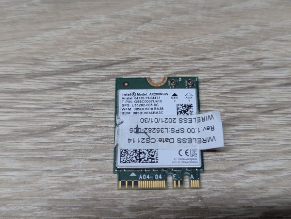 Б/В Wi-Fi модуль Intel AX200NGW