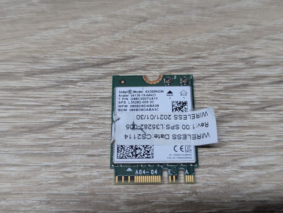 Б/В Wi-Fi модуль Intel AX200NGW