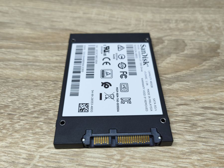 Б/В SSD SanDisk SSD Plus 480 ГБ 2.5"Життя 98%
