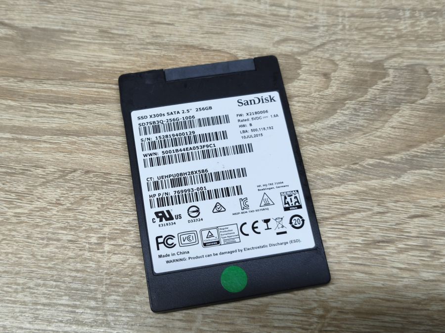 Б/В SSD SanDisk X300s 256Gb 2.5" Життя 98%
