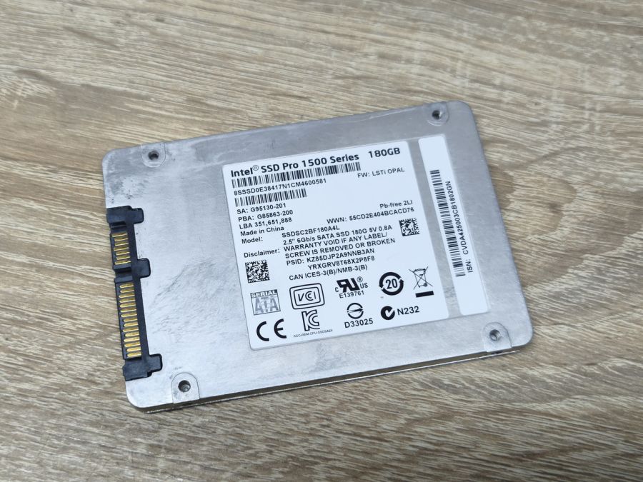 Б/В SSD Intel Pro 1500 Series 180Gb 2.5" Життя 99%