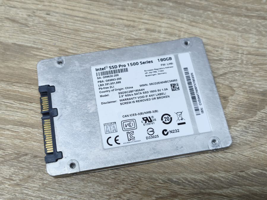 Б/В SSD Intel Pro 1500 Series 180Gb 2.5" Життя 100%