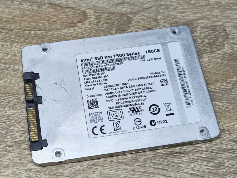 Б/В SSD Intel Pro 1500 Series 180Gb 2.5" Життя 98%