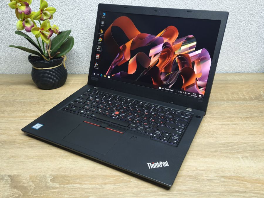 Ноутбук Б/В Lenovo ThinkPad L490; 14 Full HD, Intel Core i5-8265U,8 GB DDR4, SSD 256Gb