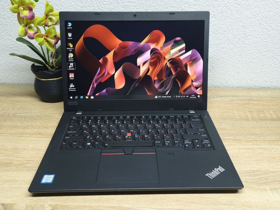 Ноутбук Б/В Lenovo ThinkPad L490; 14 Full HD, Intel Core i5-8265U,8 GB DDR4, SSD 256Gb