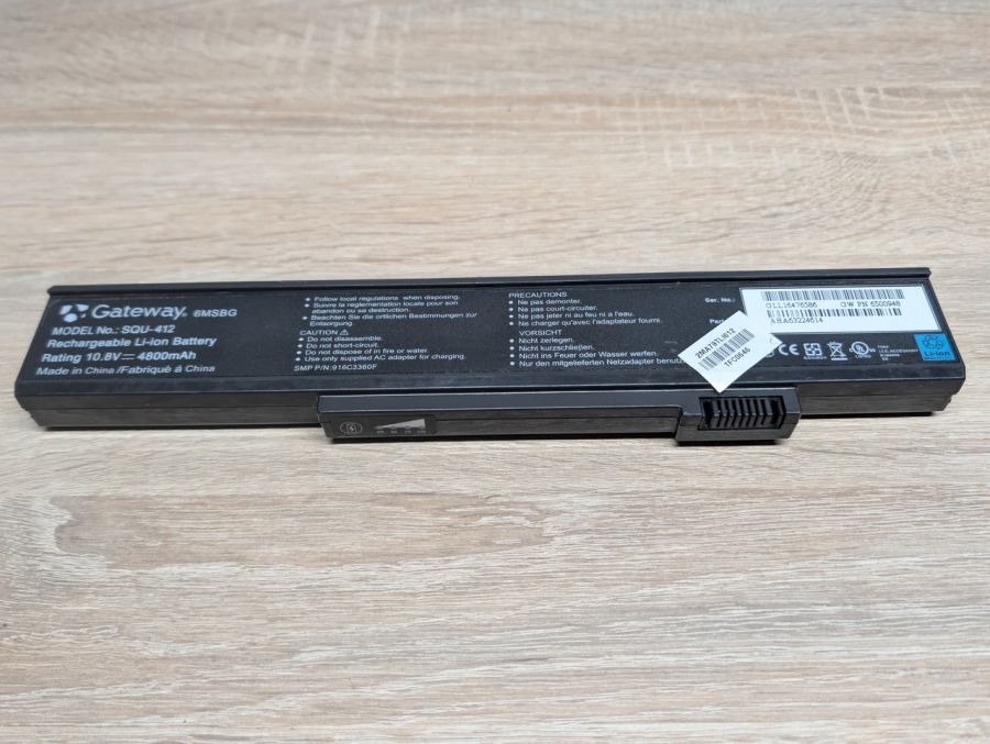 Б/В Акумуляторна батарея Gateway SQU-412