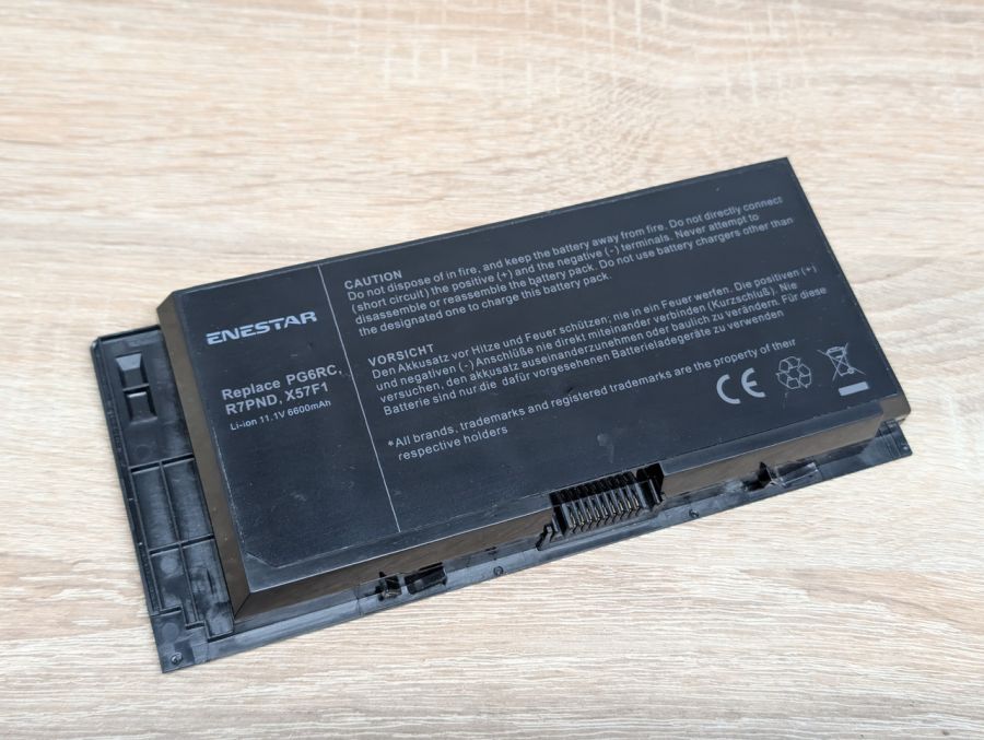 Б/В Акумуляторна батарея Enestar PG6RC,R7PND,X57F1