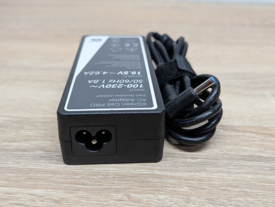 Блок живлення Green Cell AD65P 90W 19.5V 4.62A 4.5 x 3.0 мм Б/В