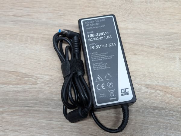Б/В Блок живлення Green Cell AD65P 90W 19.5V 4.62A 4.5 x 3.0 мм