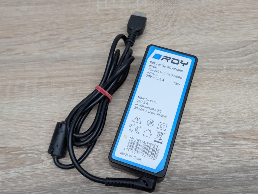 Б/В Блок живлення RDY 65W 20V 3.25A Slim Tip [ProductHub SKU AD38RDY]