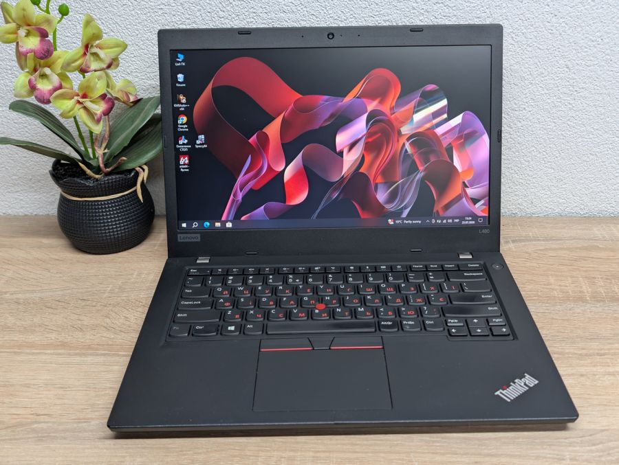 Ноутбук Б/В Lenovo ThinkPad L480:14, Intel Core i5-8250U, 8 GB DDR4, Intel UHD Graphics, SSD 128Gb