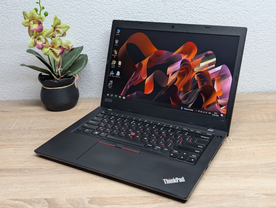 Ноутбук Б/В Lenovo ThinkPad L480, Intel Core i5-8250U, DDR4 8 GB, SSD 128GB, 14" Full HD