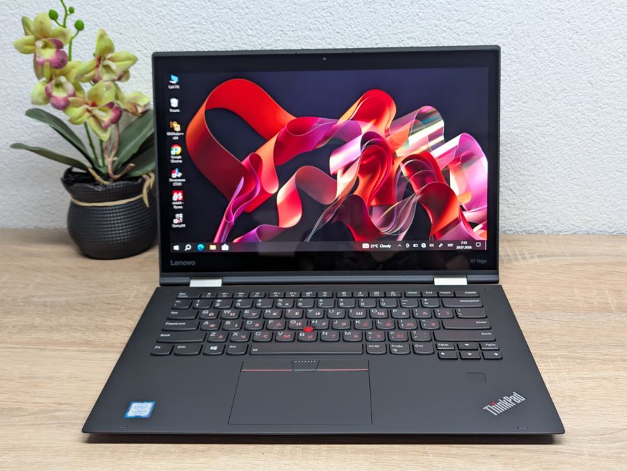 Ноутбук Б/В Lenovo X1 Yoga;14 Full HD сенсорний, Intel Core i5-7200U, 8 ГБ DDR3,Intel HD Graphics, SSD 128Гб