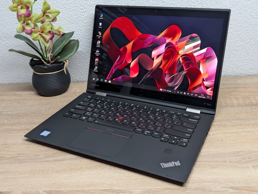 Ноутбук Б/В Lenovo X1 Yoga;14 Full HD сенсорний, Intel Core i5-7200U, 8 ГБ DDR3,Intel HD Graphics, SSD 128Гб