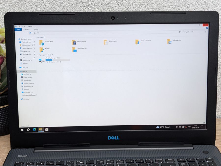 Ноутбук Б/В Dell G3 3579, Intel Core i5-8300H, DDR4 16GB, SSD 256GB, NVIDIA GeForce GTX 1050 4GB, 15" Full HD
