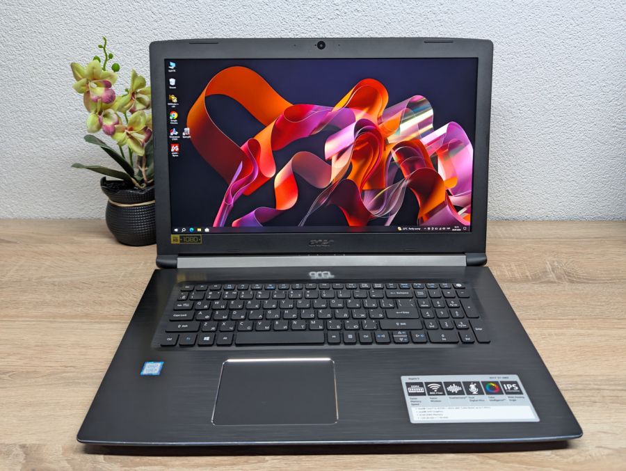Ноутбук Б/В Acer Aspire A517 51, Intel Core i5-8250U, DDR4 8GB, SSD 256GB, 17" Full HD