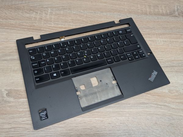 Б/В Палмрест+клавіатура для ноутбука Lenovo ThinkPad X1 Carbon Gen 2