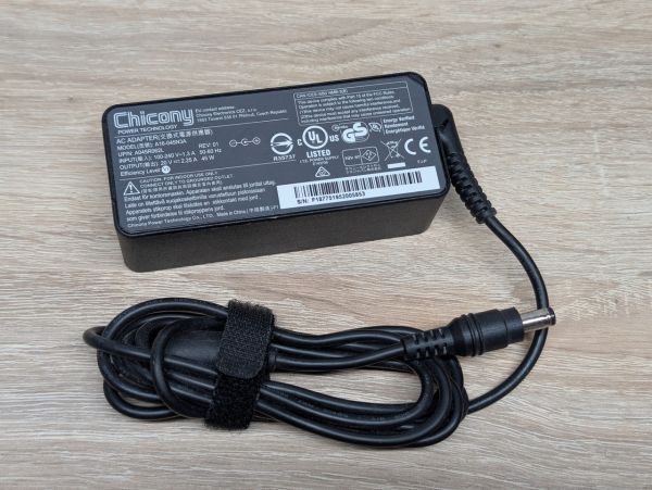 Блок живлення Chicony 45W 20V 2.25A 5.5 x 2.5 мм Б/В