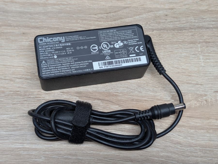 Б/В Блок живлення Chicony 45W 20V 2.25A 5.5 x 2.5 мм [ProductHub SKU 045N3A]
