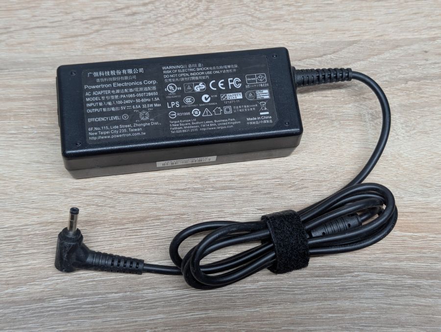 Б/В Блок живлення Powertron Electronics 32.5W 5V 6.5A 3.0 x 1.7 мм