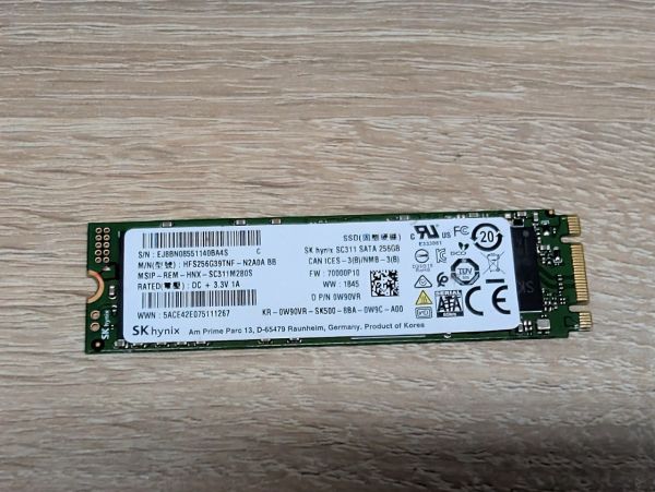 SSD SK hynix SC311 256GB M.2 SATA M.2 2280 Життя 100%