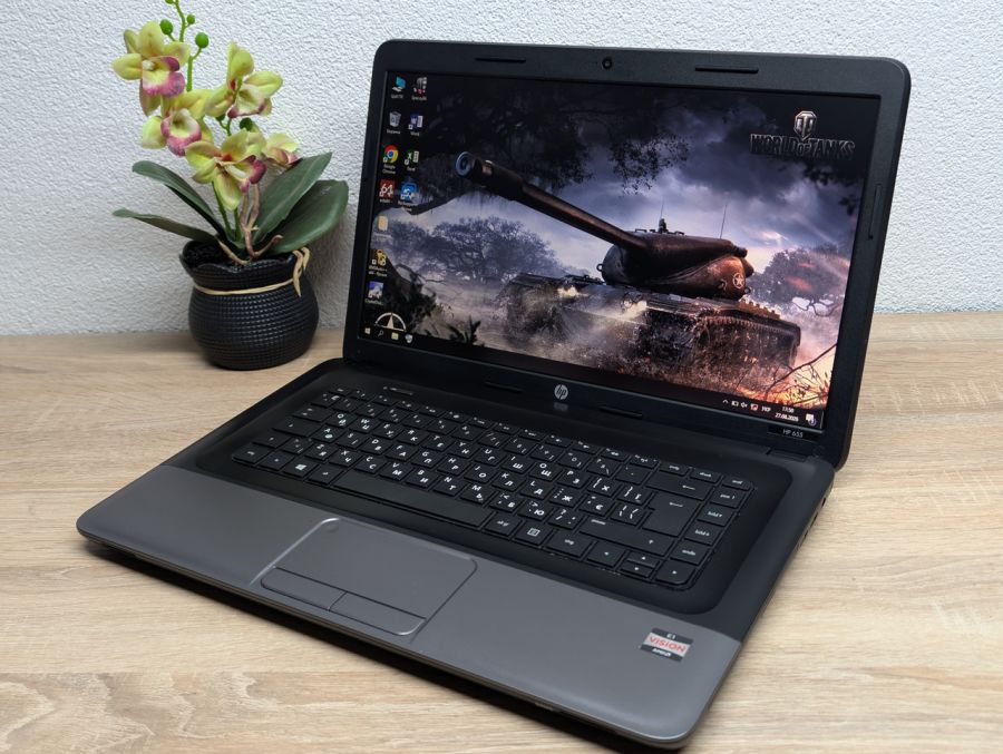 Ноутбук Б/В HP Notebook 655, AMD E1-1200, DDR3 8GB, SSD 128GB, AMD Radeon HD 7310, 15.6" HD