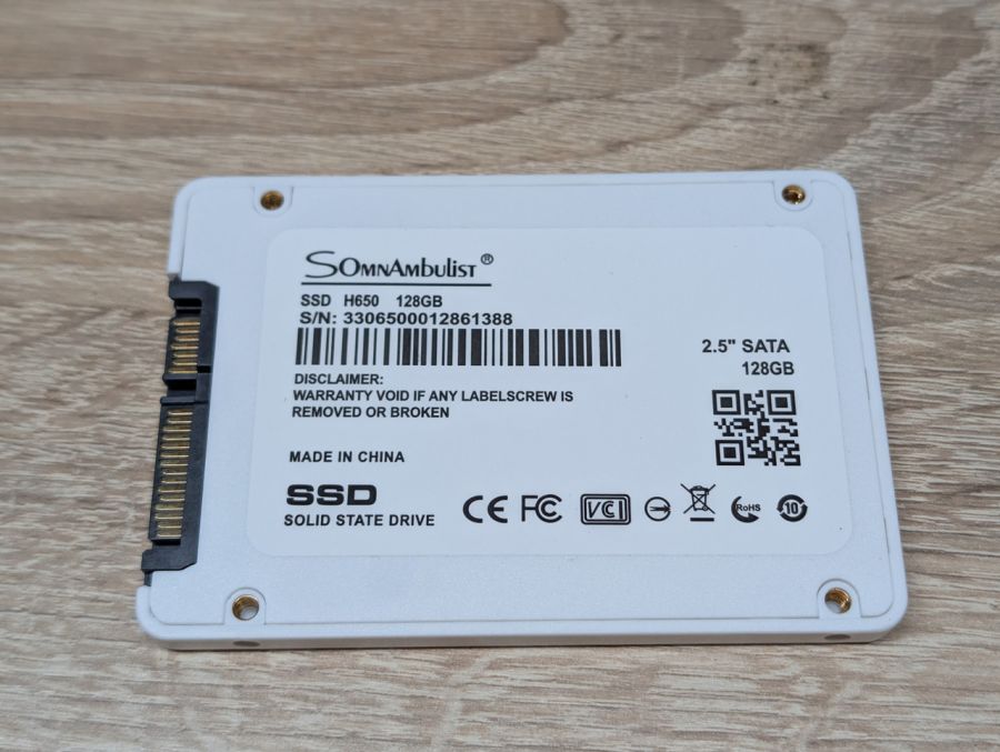SSD Somnambulist H650 128Gb 2.5" Життя 100% Б/В