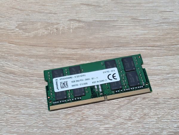 Оперативна память Kingston DDR4 16Gb SO-DIMM 2666MHz Б/В